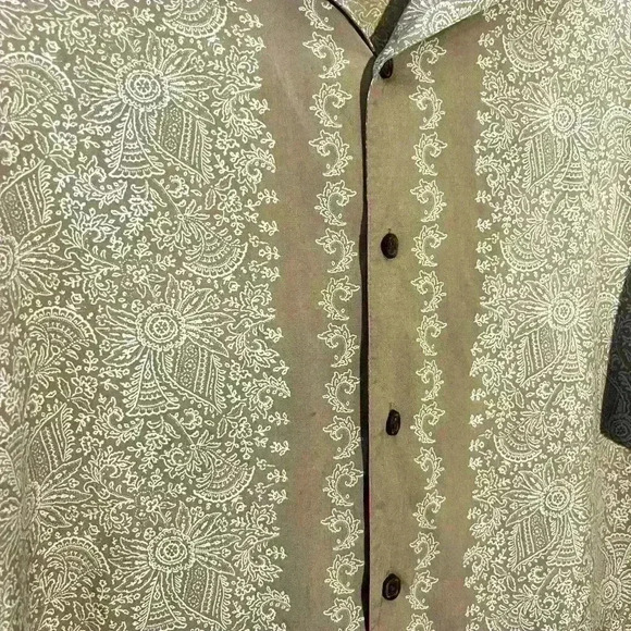 J. Ferrar 100% Silk Shirt Men Size L - Picture 4 of 5